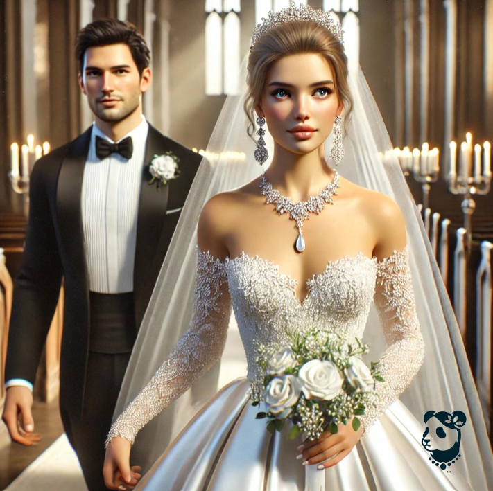 Elegant Bridal Pearl & Rhinestone Necklace Set – Wedding Jewelry for Women
