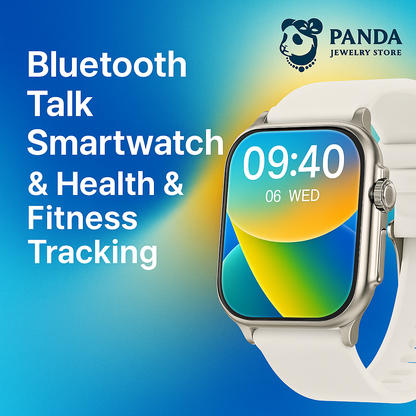 Smart Watch Bluetooth Talk Smartwatch Message Alert Heart Rate Monitor Sports Watch for Android IOS Men Women