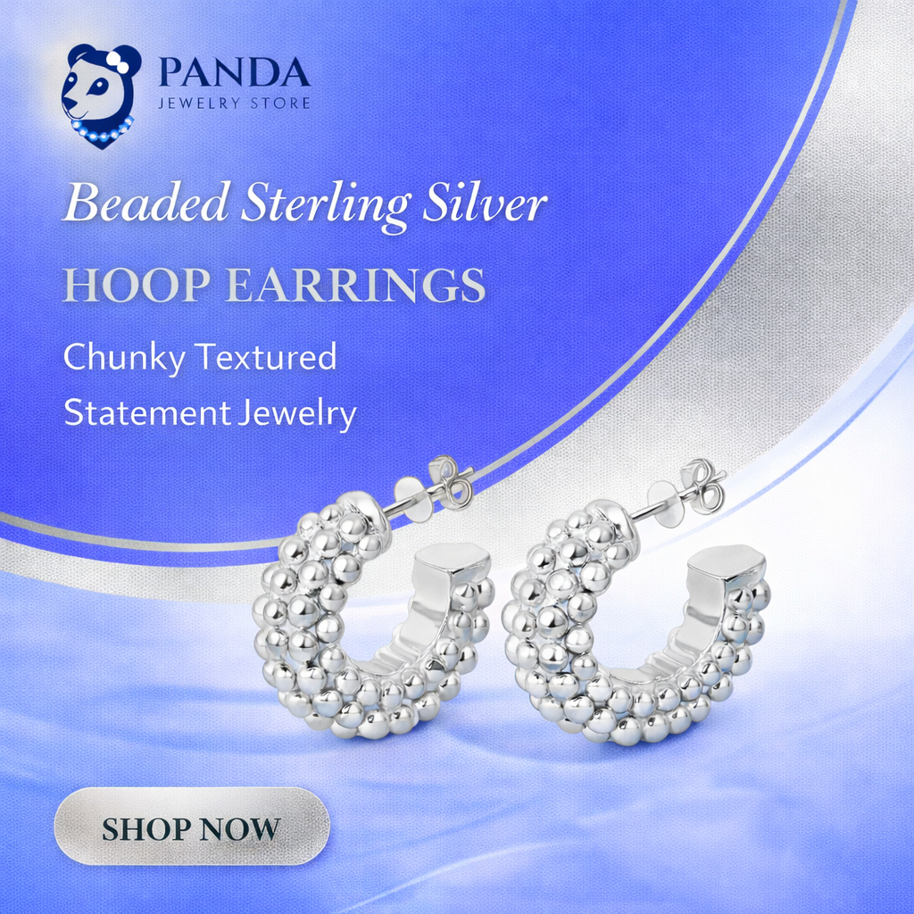 Electroforming Chunky Hollow Large Light Bold Look Exaggerated Jewelry 999 Sterling Silver Round Hoop Statement Earrings (Pre-Sale)
