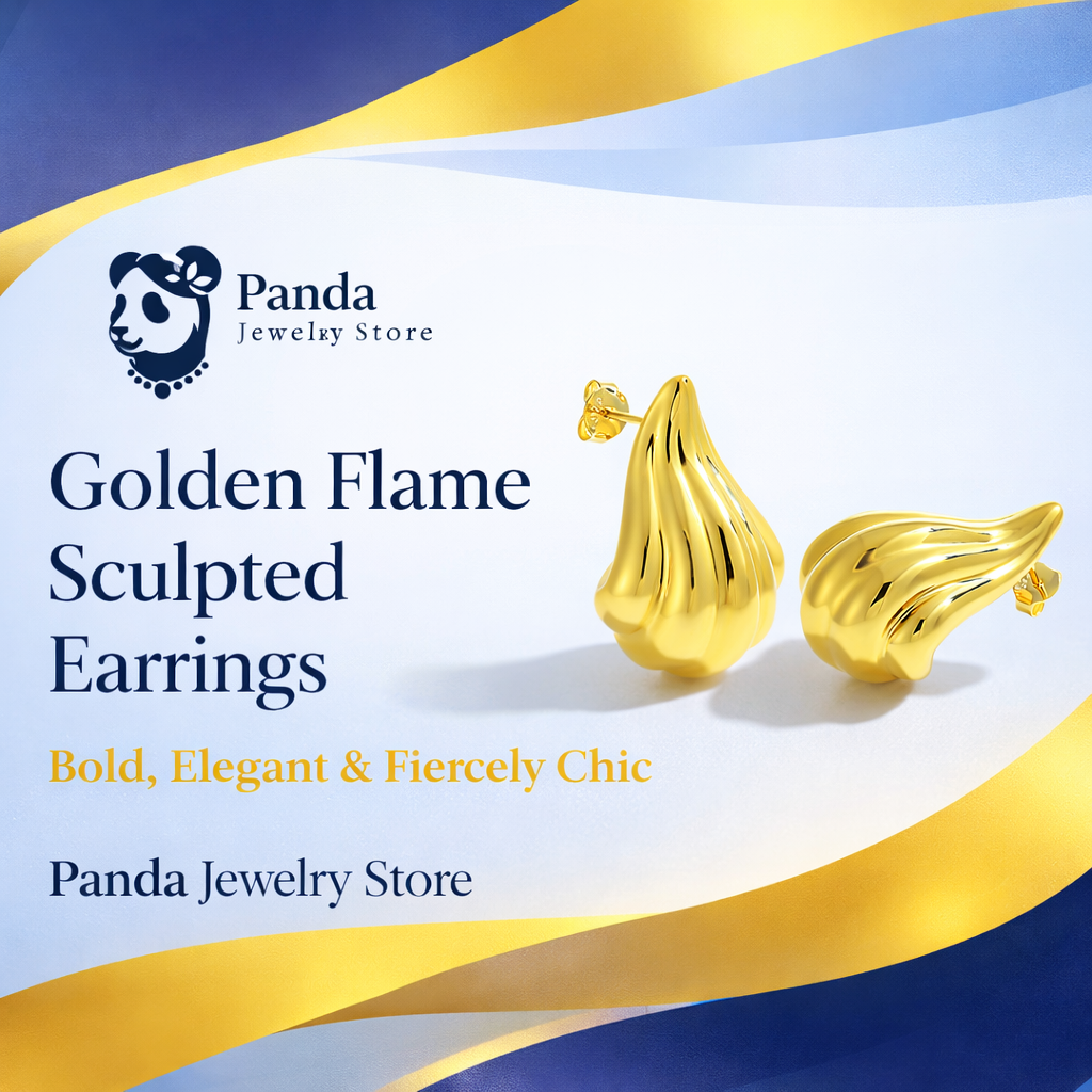 Exaggerated 999 Pure Silver Golden Irregular Hollow Conch Electroforming Chunky Lightweight Fashion Jewelry for Women Daily Wear Earrings