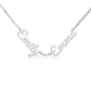 Multiple Name Necklace - Polished stainless steel or 18k yellow gold finish