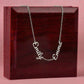 Multiple Name Necklace - Polished stainless steel or 18k yellow gold finish