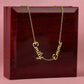 Multiple Name Necklace - Polished stainless steel or 18k yellow gold finish