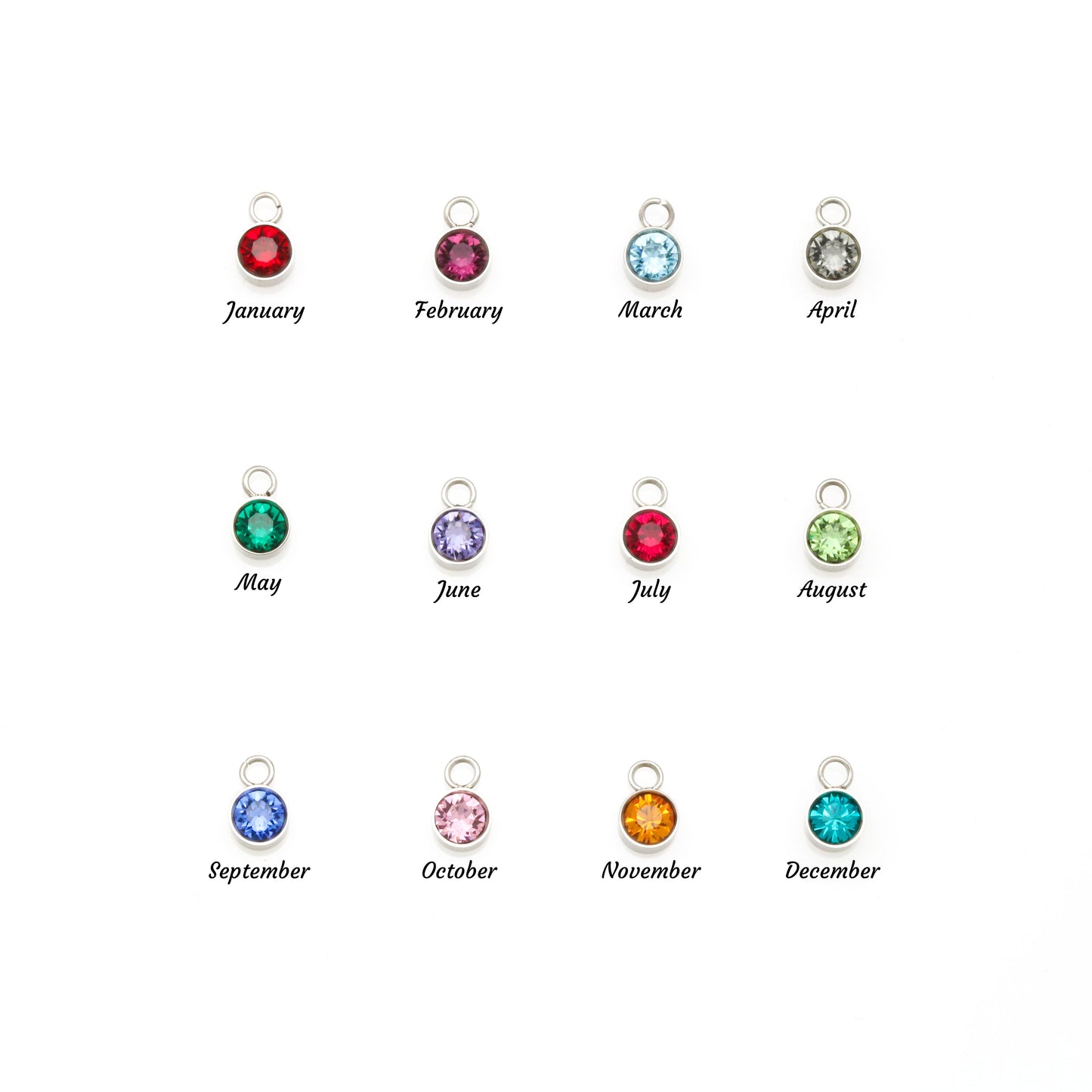 Custom Name Necklace with Birthstone | Panda Jewelry Store