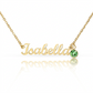 Custom Name Necklace with Birthstone | Panda Jewelry Store