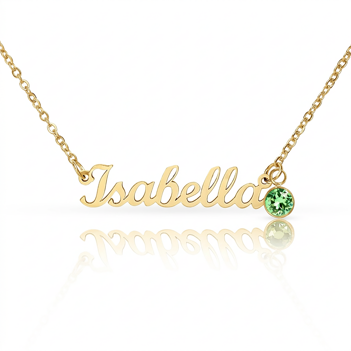 Custom Name Necklace with Birthstone | Panda Jewelry Store