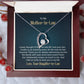 To My Mother-In-Law | Heartfelt Necklace Gift from Daughter-In-Law