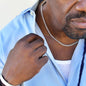 To My Son | From Dad,14K Yellow or White Gold Cuban Link Chain