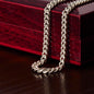 14k Yellow Gold Cuban Link Chain for Men – Premium Stainless Steel, Luxury Gift for Him | Panda Jewelry Store