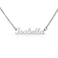 Personalized Name Necklace – Polished Stainless Steel, Up to 10 Characters