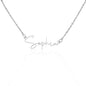 To my wife, Love, Your Husband Signature Style Name Necklace | 18K yellow gold finish