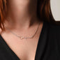 To my wife, Love, Your Husband Signature Style Name Necklace | 18K yellow gold finish