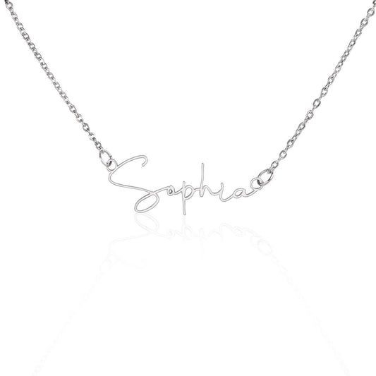 Just for You!  A Signature Style Name Necklace