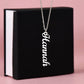 Just for You! A Vertical Name Necklace