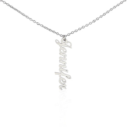 Just for You! A Vertical Name Necklace