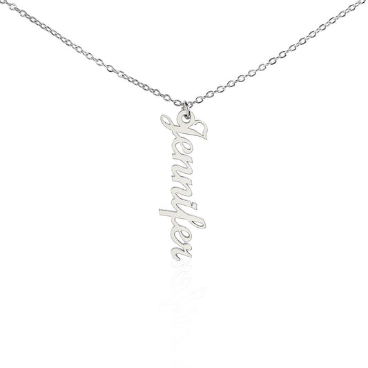 Just for You! A Vertical Name Necklace