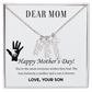 To Mom | From Son  Multi-Personalized Vertical Name Necklace – Custom Gold Name Pendant Gift