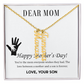 To Mom | From Son  Multi-Personalized Vertical Name Necklace – Custom Gold Name Pendant Gift