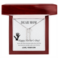 To Mom | From Son  Multi-Personalized Vertical Name Necklace – Custom Gold Name Pendant Gift