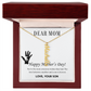 To Mom | From Son  Multi-Personalized Vertical Name Necklace – Custom Gold Name Pendant Gift