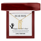 To Mom | From Son  Multi-Personalized Vertical Name Necklace – Custom Gold Name Pendant Gift