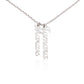 Personalized Vertical Names Necklace - Customized Gift for Her