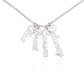 Personalized Vertical Names Necklace - Customized Gift for Her