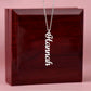 Personalized Vertical Names Necklace - Customized Gift for Her