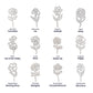 Just for You! A Birth Month Flower Name Necklace