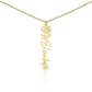 Just for You! A Birth Month Flower Name Necklace