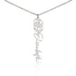 Just for You! A Birth Month Flower Name Necklace