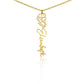Just for You! A Birth Month Flower Name Necklace