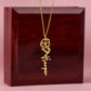 Just for You! A Birth Month Flower Name Necklace