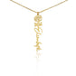 Just for You! A Birth Month Flower Name Necklace