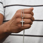 To My Son Personalized Cross Pendant Necklace with Snake Chain